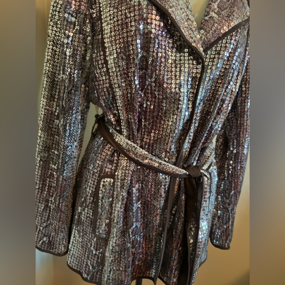 Chico's Ravishing sequence snake jacket - Picture 3 of 10